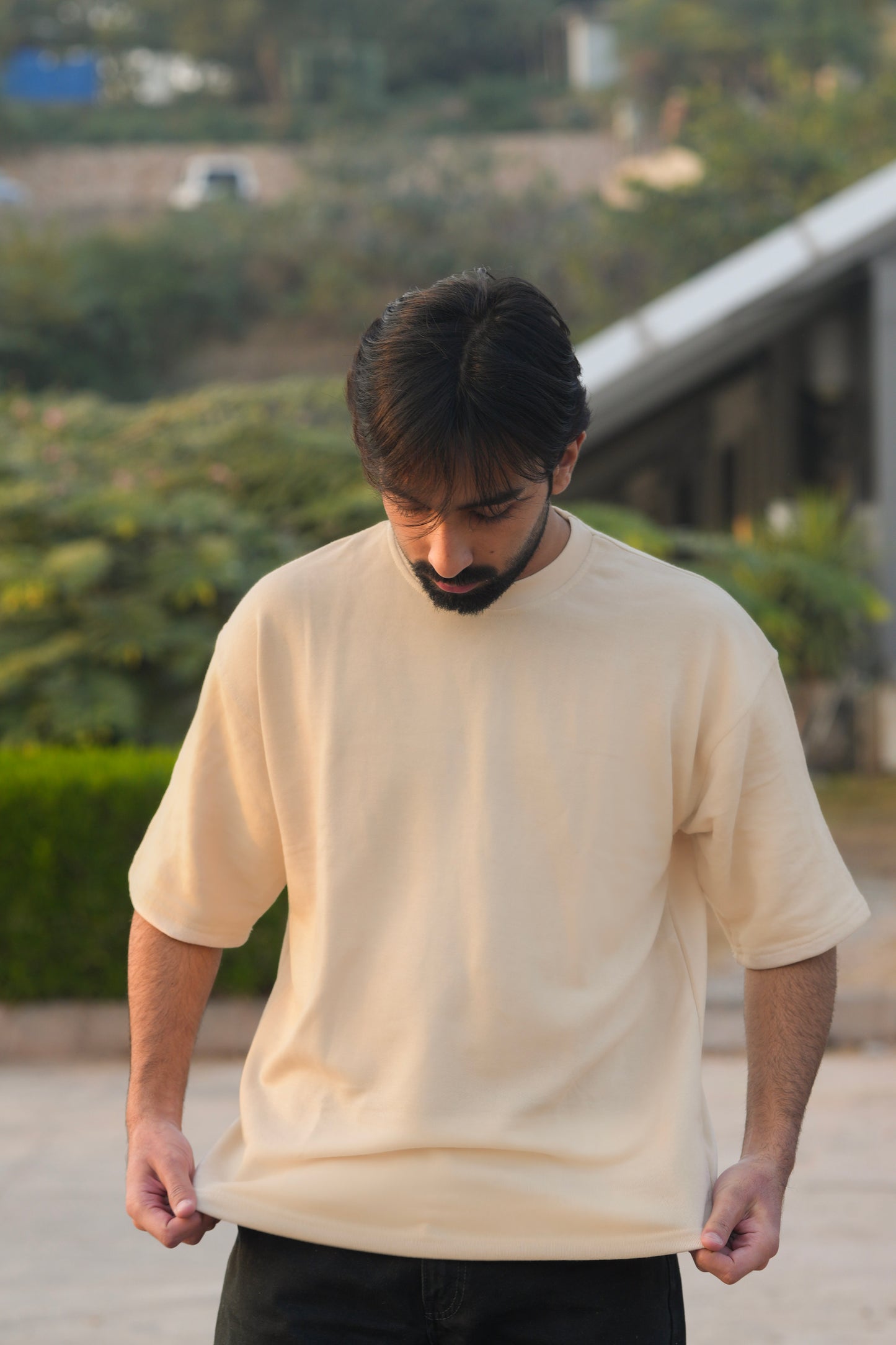 Beige tee
